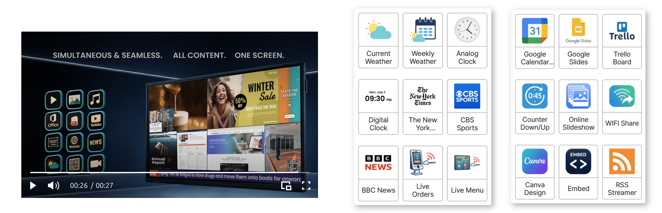 content management in connectplayer